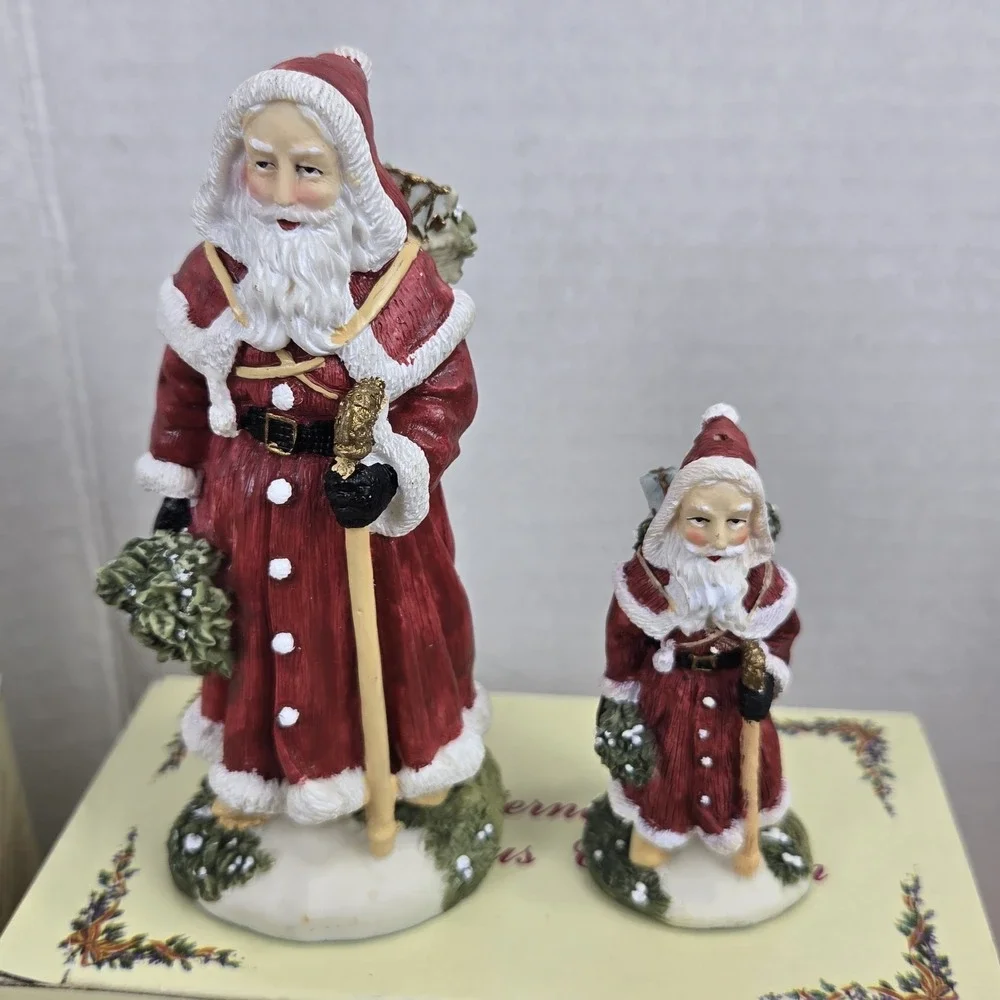 9 International Santa Claus Collection Special Double Pack Figurines & Ornaments